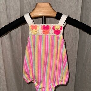Disney Multicolor Striped Bodysuit